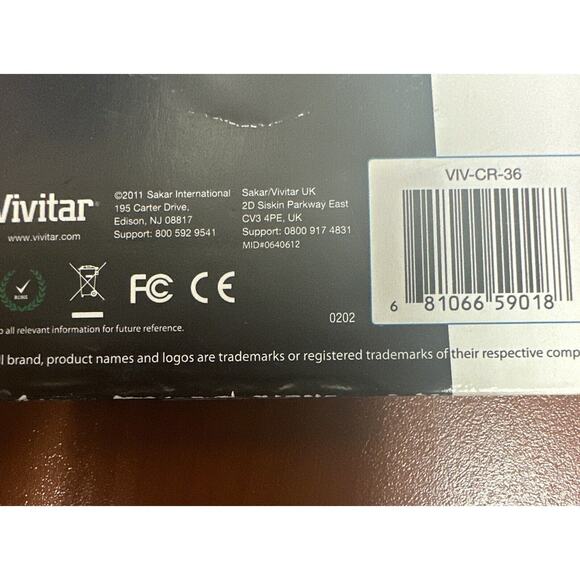 Vivitar Ultra Slim SD Card Reader/Writer. CR-36. R11 Easy Finder Fits SD/HC. - Picture 4 of 5